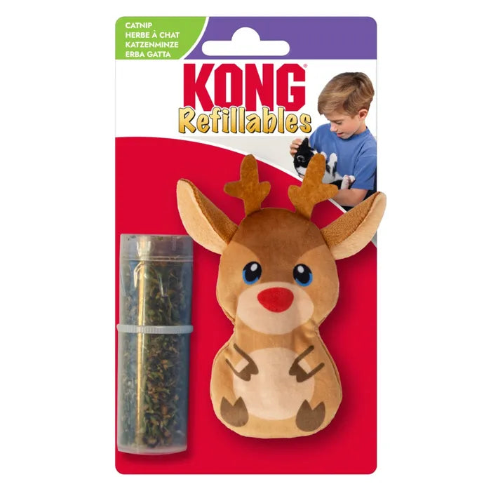 Kong for Cats Holiday Refillables Reindeer