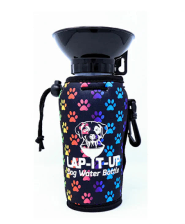 LAP IT UP DOG WATER BOTTLE PAWS