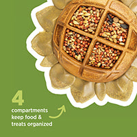 Living World Sunflower Feeder Orange