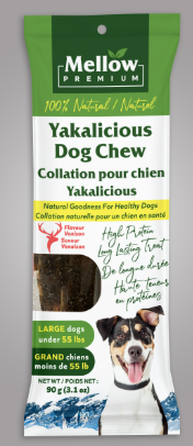Mellow Premium Venison Large Yak Chew 90g