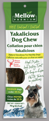 Mellow Premium Venison Extra Large Yak Chew 170g