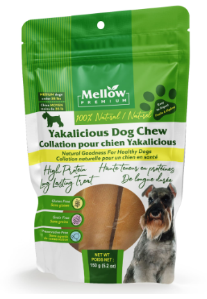 Mellow Premium Yak Chew Medium 2pk (150g)