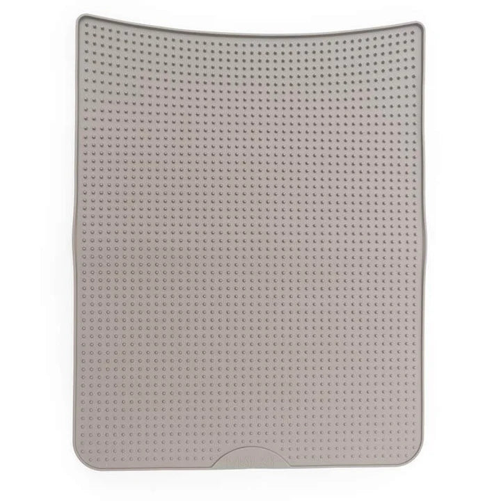 Messy Cats Silicone Litter Mat - Grey