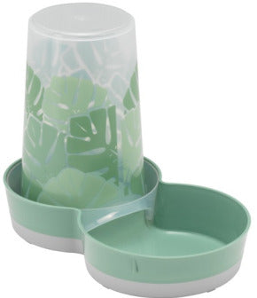 Moderna Tasty Eden Food/Water Dispenser - Light Leaf Green