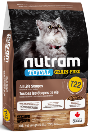 Nutram for Cats - T22 Grain-Free Chicken & Turkey 4.4lbs