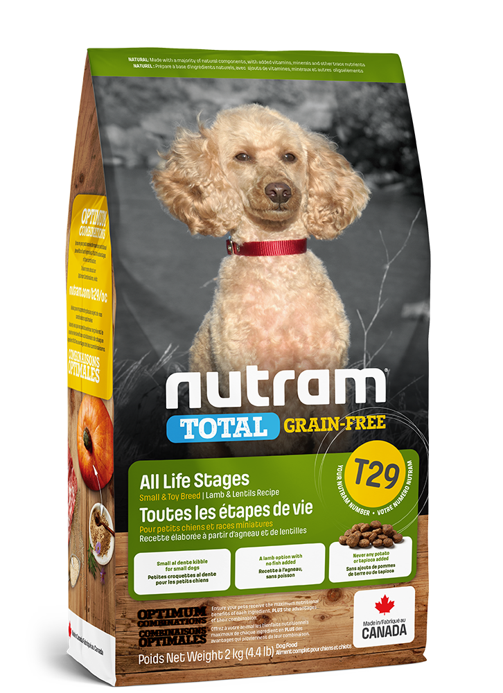Nutram T29 Grain-Free Small Breed Lamb 2kg (special order)
