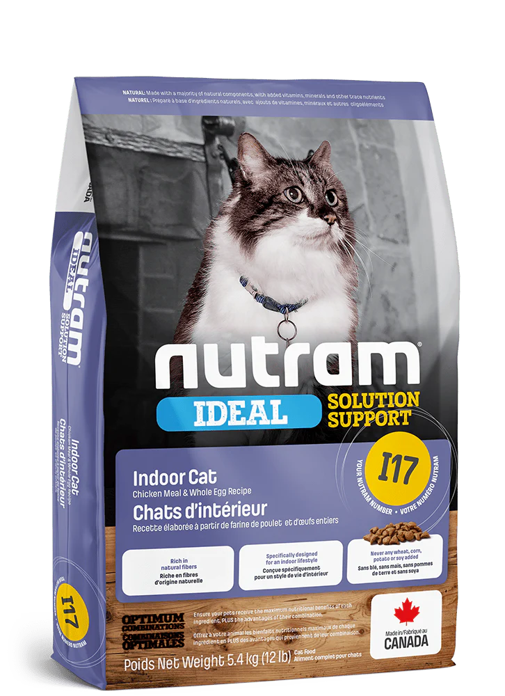 Nutram for Cats - I17 Indoor Shedding 4.4lbs