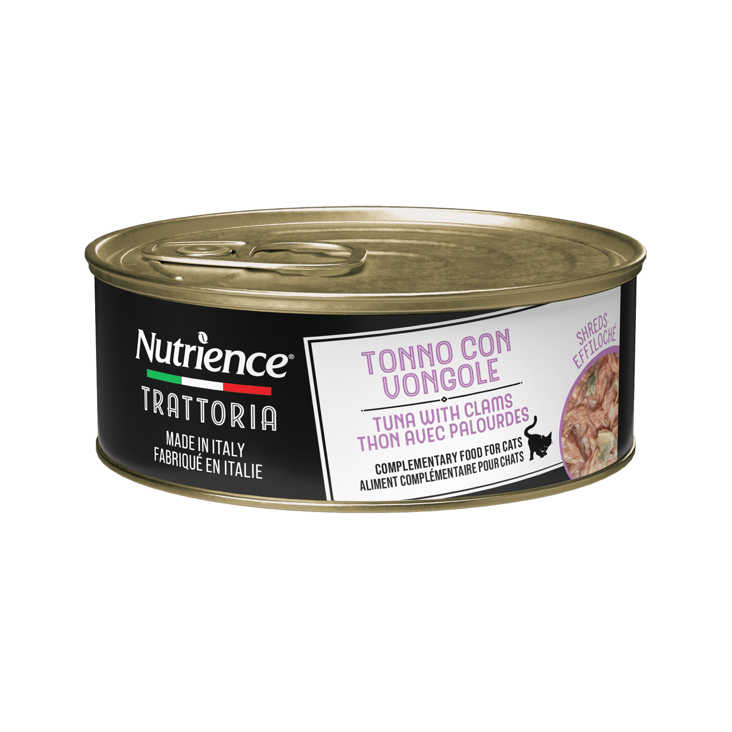 Nutrience Trattoria For Cats - Tuna With Clams Shreds 70g