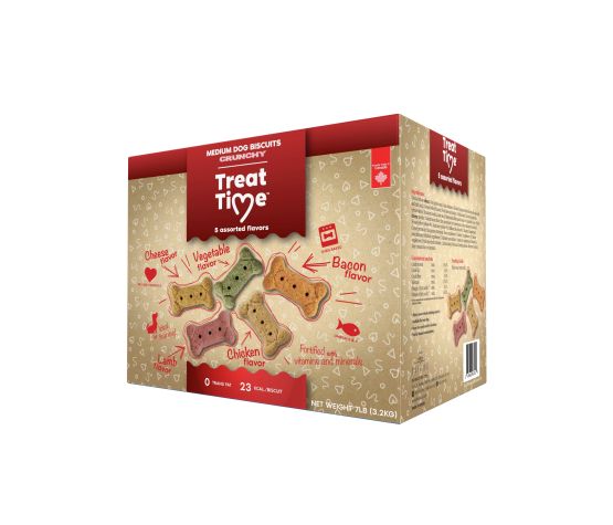 Oven Baked Tradition Treat Time Medium Assorted Biscuits 7lb