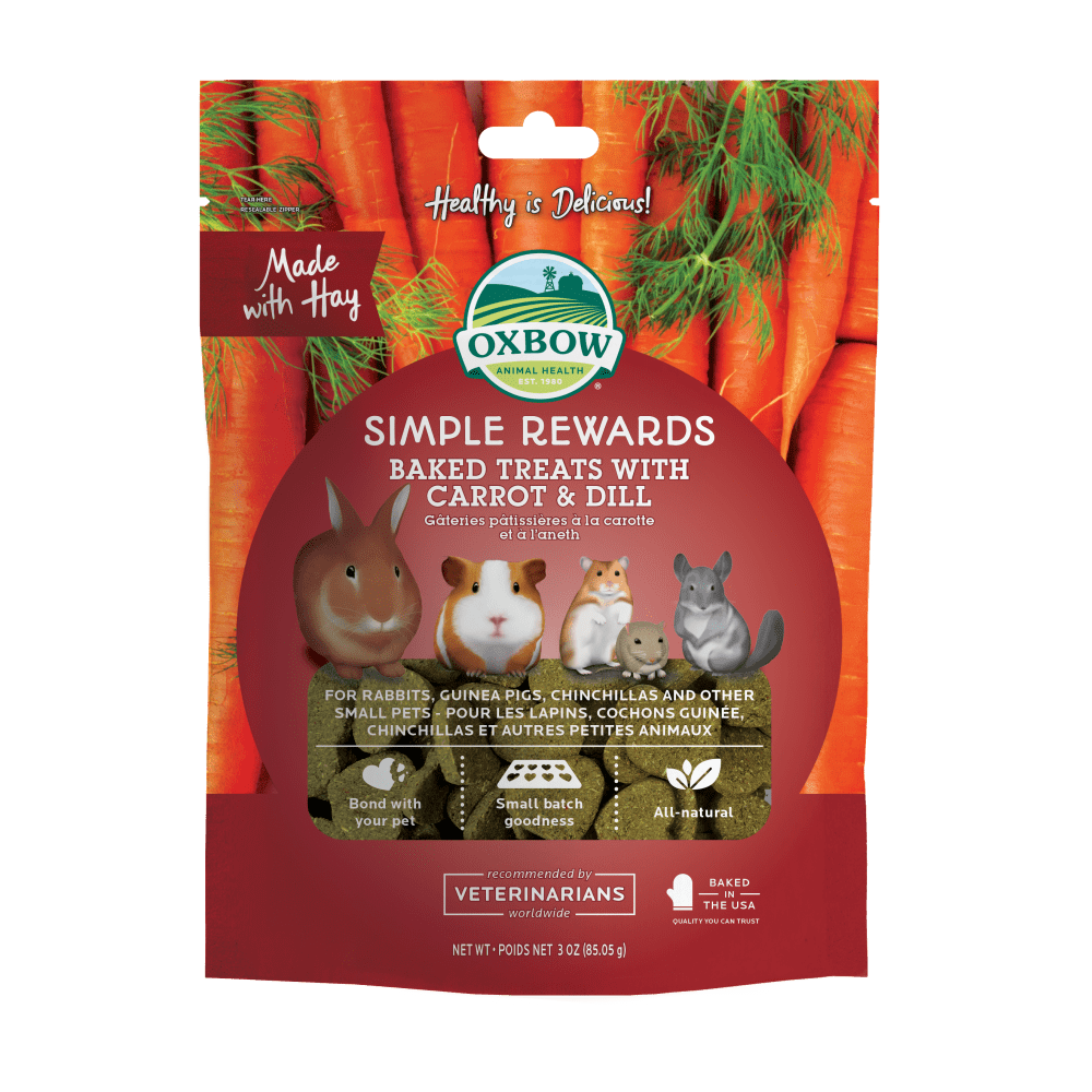 OXBOW SIMPLE REWARDS TREATS CARROT & DILL 3 OZ