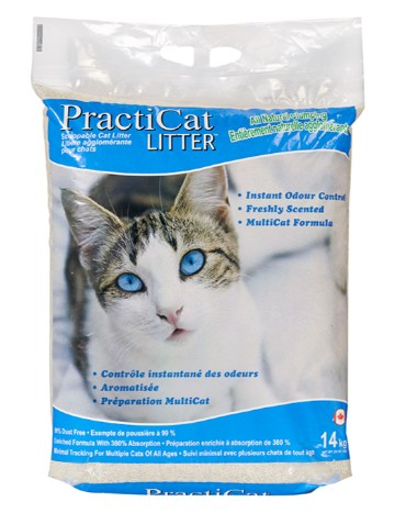 Practicat Clumping Cat Litter 14kg