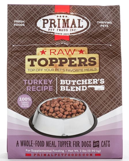 Primal Butcher's Blend Topper - Turkey 2lb