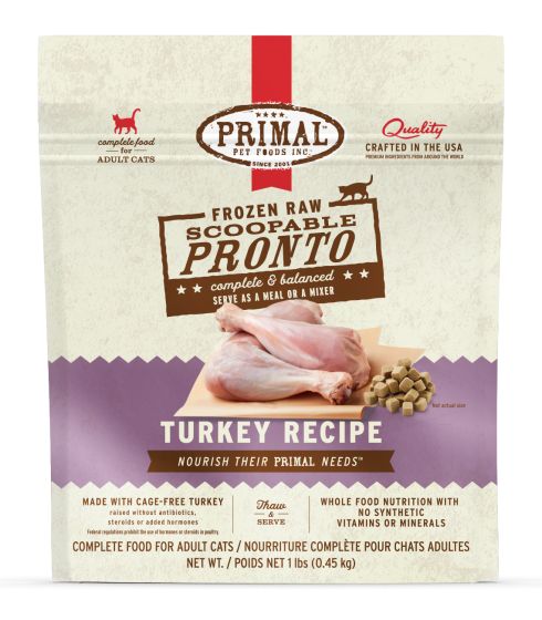 Primal Pronto for Cats - Turkey 1lb