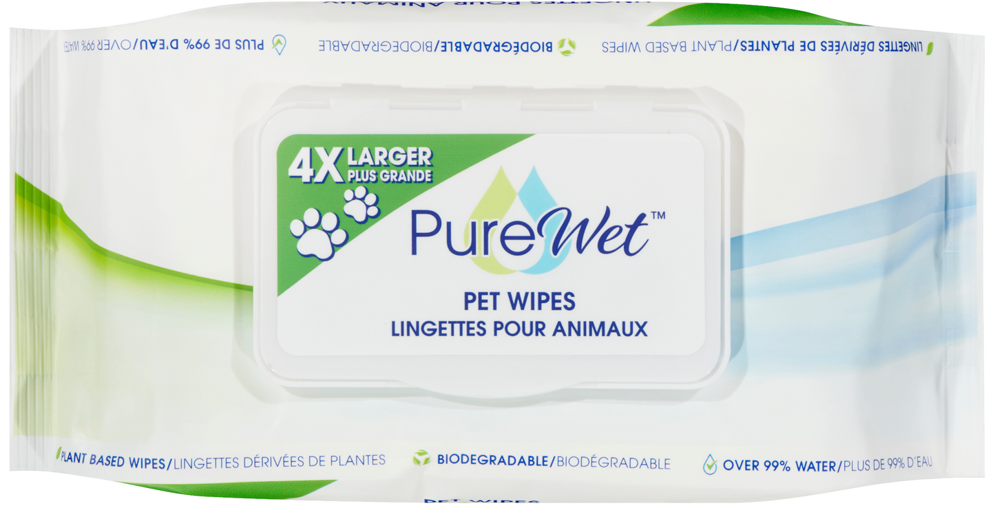Pure Wet Wipes XL 15 Count