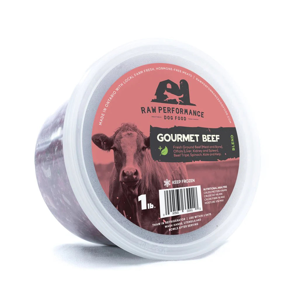 Raw Performance Gourmet Beef 1lb