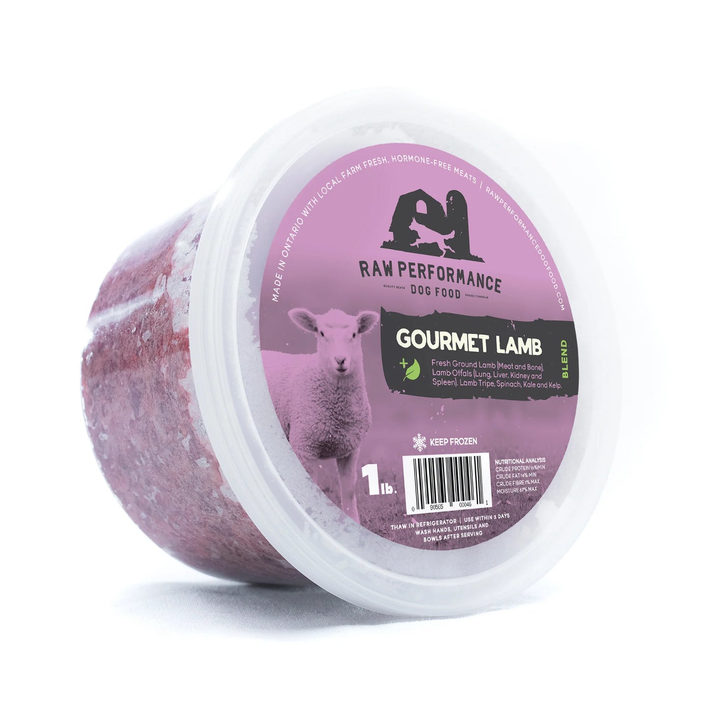 Raw Performance Gourmet Lamb 1lb