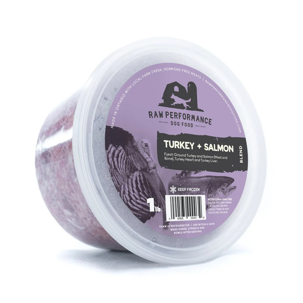 Raw Performance Turkey & Salmon Blend 1lb