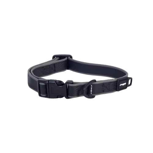 Rogz Amphibian Classic Dog Collar - XL Black