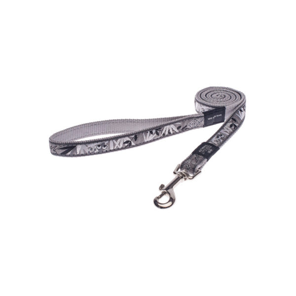Rogz Grey Gecko Lead - Large