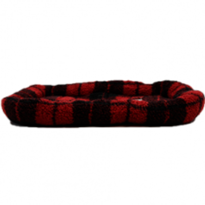 Ruff Love Bolster Cloud Bed - Buffalo Plaid 27" x 36"