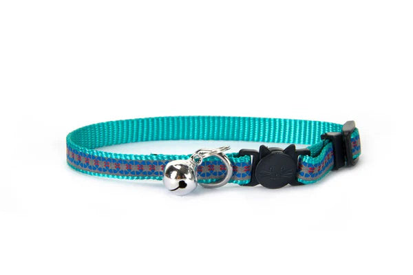 Simon's Break Away Reflective Collar - Blue Flower