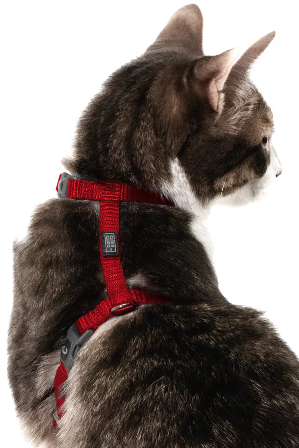 Simon's Adjustable Nylon Harness Set Lg - Red
