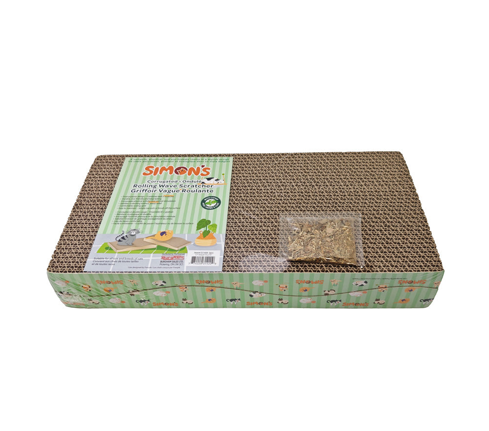 Simon's Corrugated Wave Scratcher 2 Pack