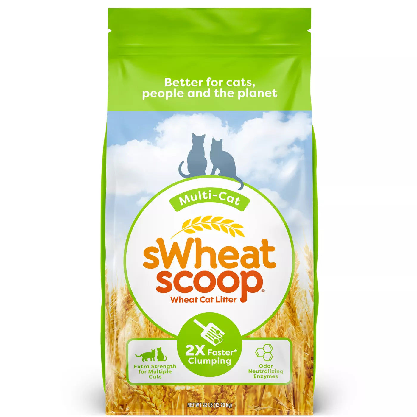 sWheat Scoop Multi-Cat Litter 28 lb