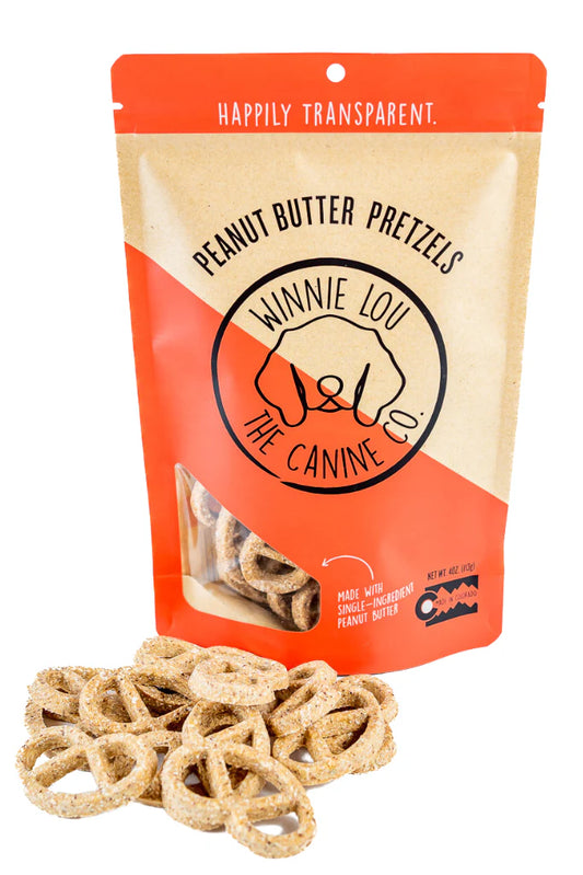 Winnie Lou Canine - Peanut Butter Pretzels 4oz