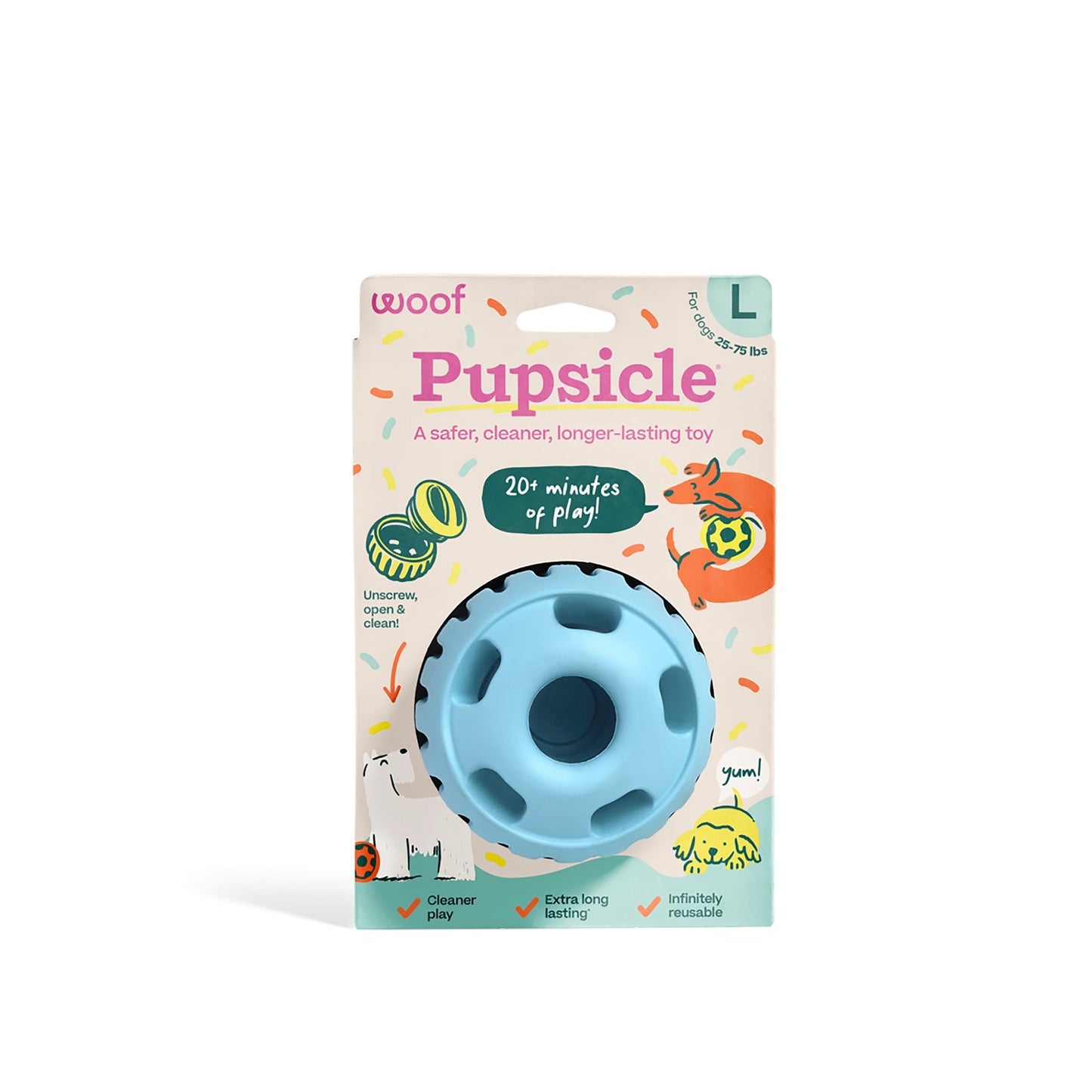 Woof Pupsicle Party Blue Large