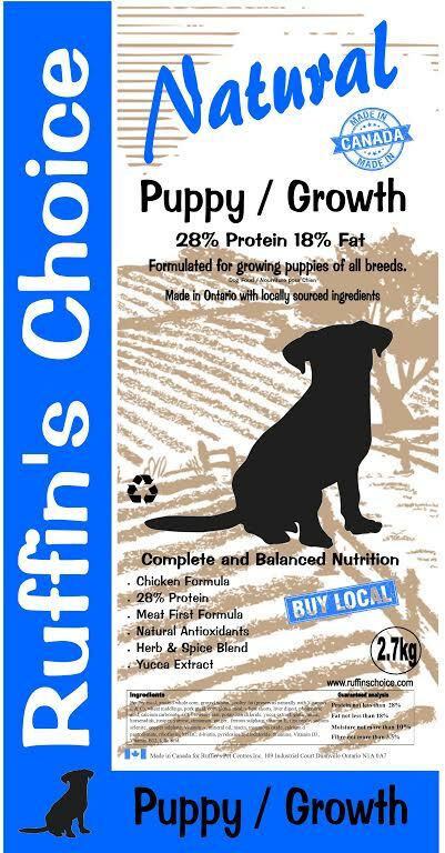 Ruffin's Choice Puppy/Growth 2.72kg