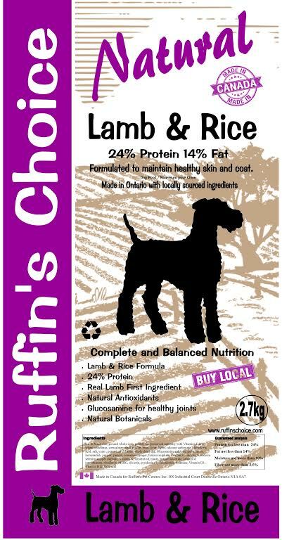 Ruffin's Choice Lamb & Rice 2.72kg