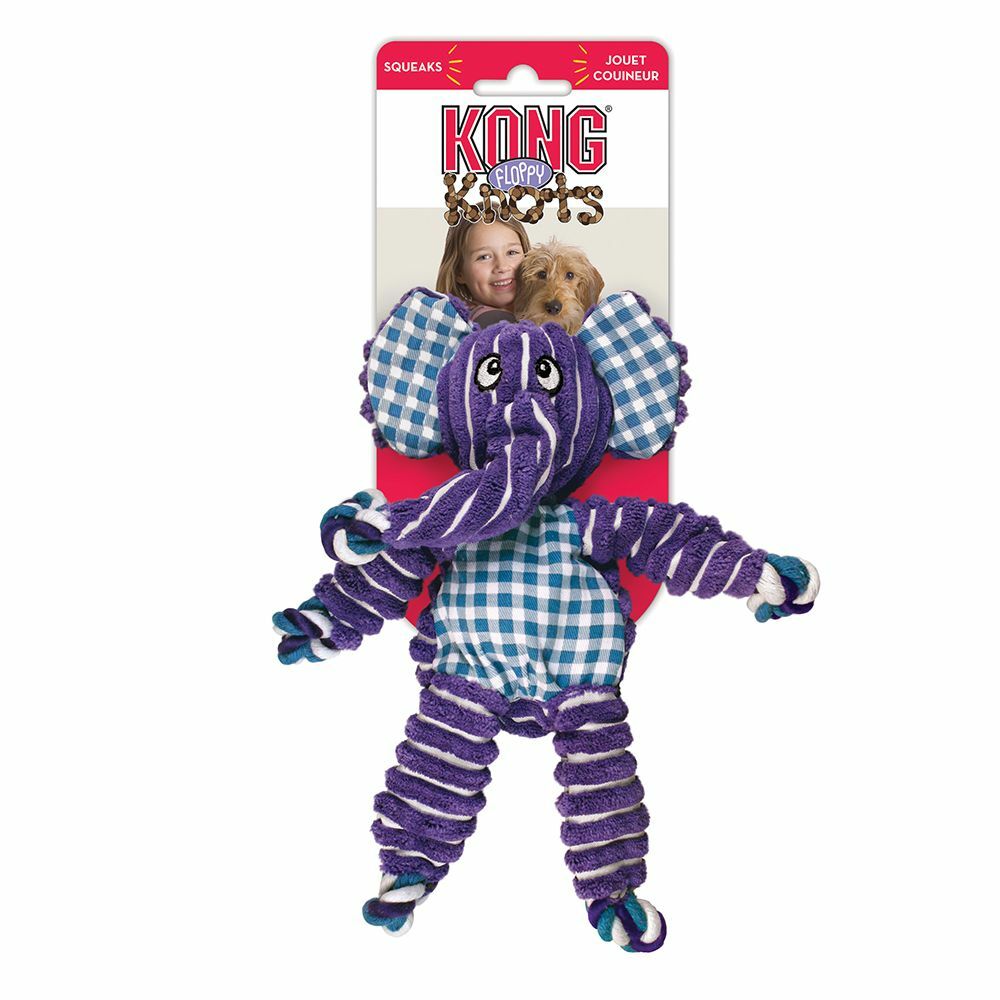 Kong Floppy Knots - Elephant Small/Medium