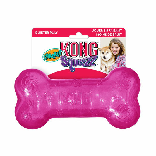 Kong Squeezz Crackle Bone - Large