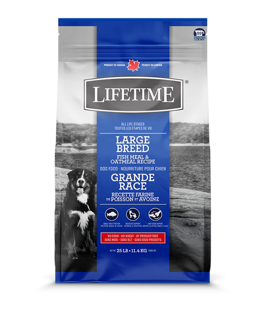 Lifetime Large Breed Fish & Oatmeal 11.4kg
