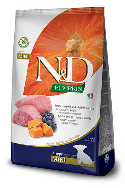 Farmina N&D Mini Puppy - Lamb & Blueberry 5.5lb