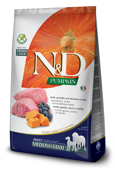 Farmina N&D Medium/Maxi - Lamb & Blueberry 5.5lb