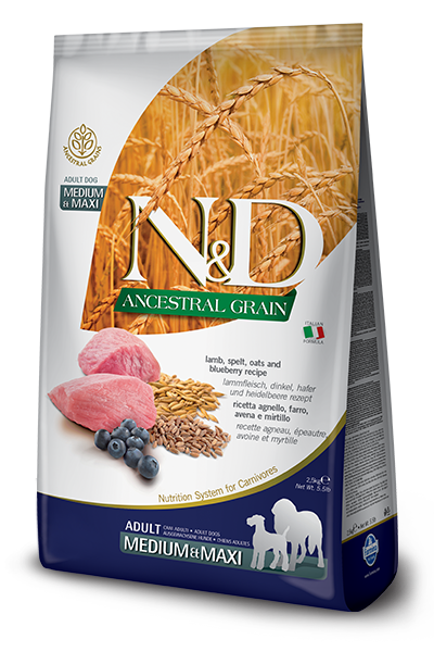 Farmina N&D Ancestral Grain Maxi Puppy - Lamb 5.5lb