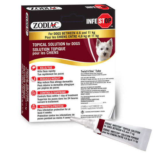 ZODIAC INFESTOP DOG 4.6-11KG