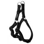 ROGZ STEP-IN HARNESS MEDIUM BLACK REFLECTIVE