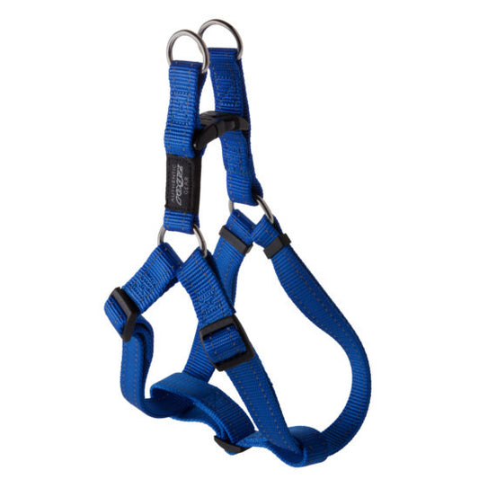 ROGZ STEP-IN HARNESS LARGE BLUE REFLECTIVE