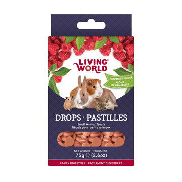 Living World Yogurt Drops - Raspberry 75g