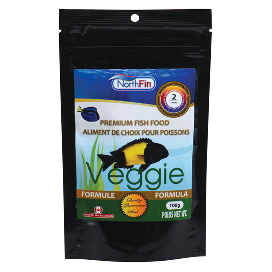 NorthFin Veggie Formula 2mm Sinking Pellets - 100g