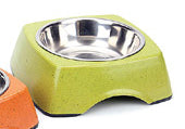 BooBowl Green Square Bowl Large