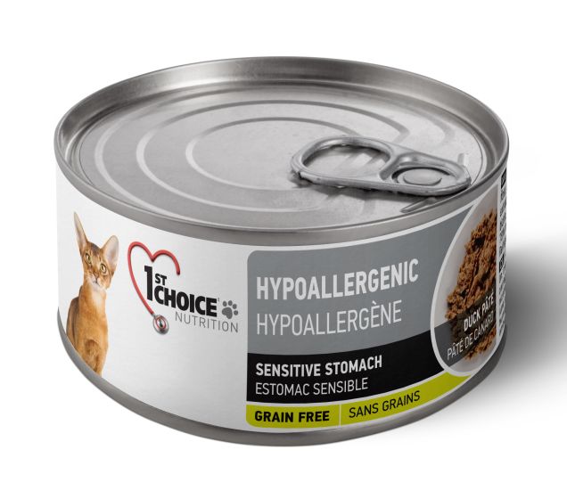 1st Choice for Cats - Hypoallergenic Duck Pate 156g