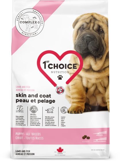 1st Choice Skin & Coat Puppy - Lamb 11kg (special order)