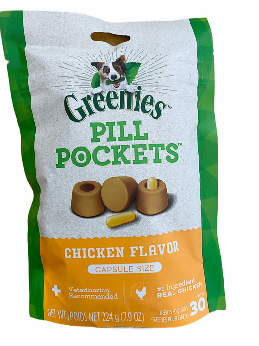 Greenies Pill Pockets Chicken - Capsule 7.9oz
