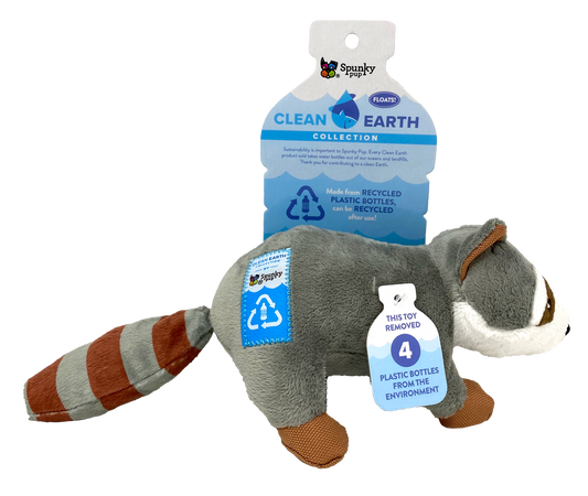 Spunky Pup Clean Earth - Raccoon Small