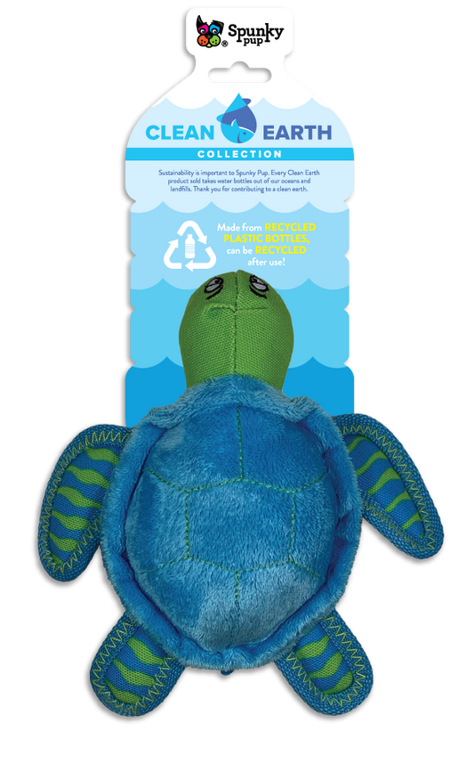 Spunky Pup Clean Earth - Turtle Large