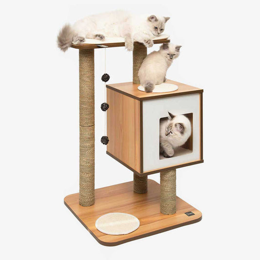 Vesper Cat Furniture Base Walnut